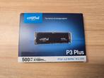 Crucial P3 Plus 500GB NVMe SSD (M.2 2280) - Nieuw, Computers en Software, Harde schijven, Intern, SSD, Ophalen of Verzenden, Zo goed als nieuw