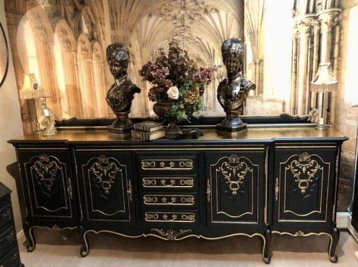 Prachtig gerestyld Queen Ann dressoir., Huis en Inrichting, Kasten | Dressoirs, Zo goed als nieuw, Ophalen