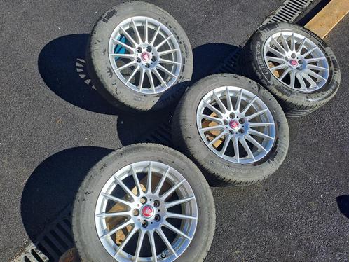 4x Jantes JAGUAR XF d'origine +pneus, Auto-onderdelen, Banden en Velgen, Band(en), Zomerbanden, 17 inch, 255 mm, Personenwagen