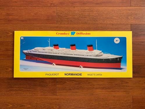 CROMBEZ Vintage cruiseschipmodel uit Normandië (NIEUW), Hobby en Vrije tijd, Modelbouw | Boten en Schepen, Nieuw, Ophalen of Verzenden