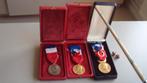 lot Franse medailles in doosje, Ophalen of Verzenden