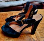 Pepé Jeans zwarte sandalen van leer/suède 40, Ophalen of Verzenden, Gedragen, Zwart