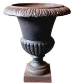 gietijzeren tuinvaas, Tuin en Terras, Ophalen, Gebruikt, Gietijzeren tuinvaas, Retrohouse@pandora.be