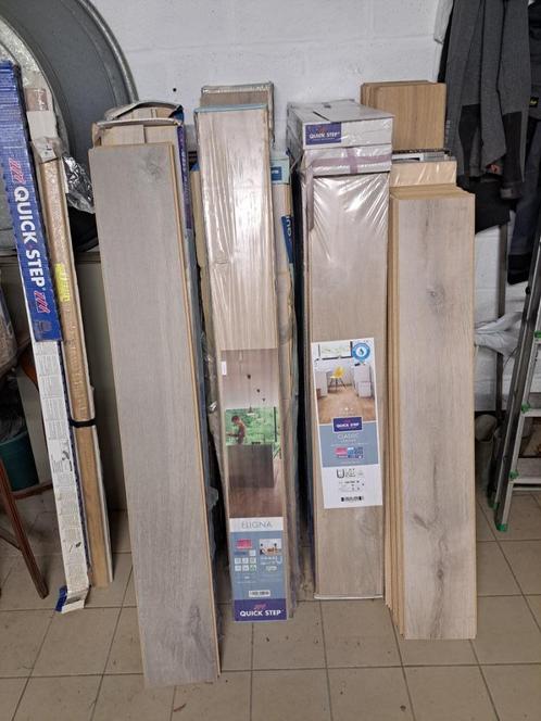 Quickstep laminate ( + sous couche ), Doe-het-zelf en Bouw, Vloerdelen en Plavuizen, Zo goed als nieuw, Parket, 50 tot 150 cm