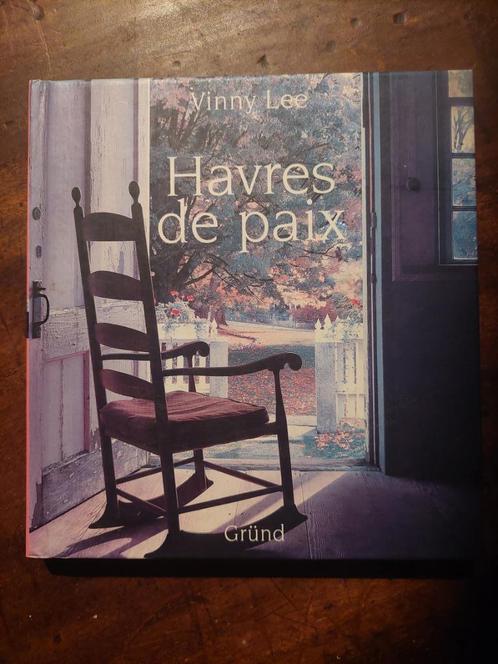 Havres de paix Vinny Lee, Livres, Maison & Jardinage, Utilisé, Intérieur et Design, Enlèvement ou Envoi