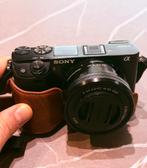 A6000 - Zwart + Sony Sony E 16-50mm f/3.5-5.6 PZ OSS f/3.5, Ophalen of Verzenden, Zo goed als nieuw