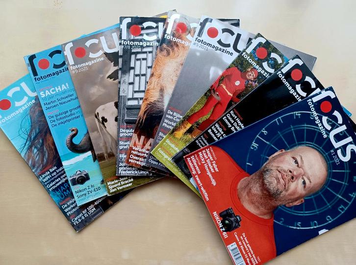 Focus fotomagazines - Jaargang 2021, Boeken, Kunst en Cultuur | Fotografie en Design, Gelezen, Fotografie algemeen, Ophalen of Verzenden