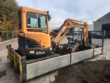 Minigraver Hyundai R27Z-9 complete set beschikbaar voor biedingen