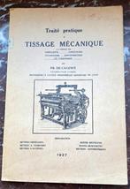Traité Pratique de Tissage Mécanique, Livres, Technique, Enlèvement ou Envoi, Génie mécanique, Utilisé, Fr. DE CALUWE