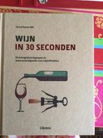 Boek “wijn in 30 seconden”, Ophalen of Verzenden, Zo goed als nieuw