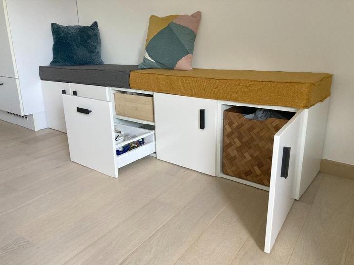 Banquette avec rangements METOD ikea, Huis en Inrichting, Kasten | Lockerkasten, Zo goed als nieuw, Ophalen