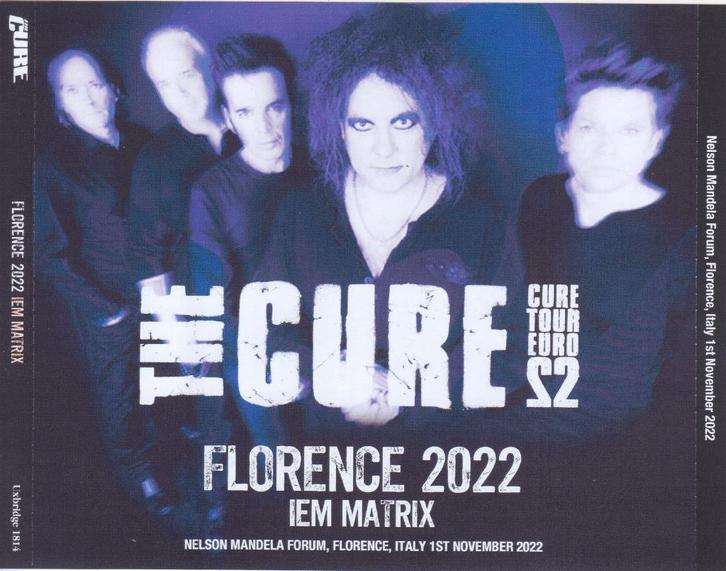 2 CD's + DVD The CURE - Florence 2022 - IEM Matrix, Cd's en Dvd's, Cd's | Rock, Nieuw in verpakking, Verzenden