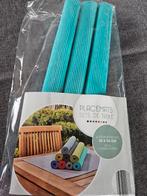 Licht blauwe katoenen placemats - nieuw, Enlèvement, Neuf, Bleu, Set de table