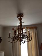 Koperen luster,kroonluchter, Huis en Inrichting, Lampen | Kroonluchters, Ophalen