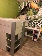 Hoogslaper met bureau en ingebouwde kasten., Ophalen, Zo goed als nieuw, Hoogslaper