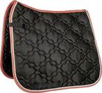 Zadeldekje HKM Zwart/Rood - Dressuur - Pony, Dieren en Toebehoren, Ophalen of Verzenden, Nieuw