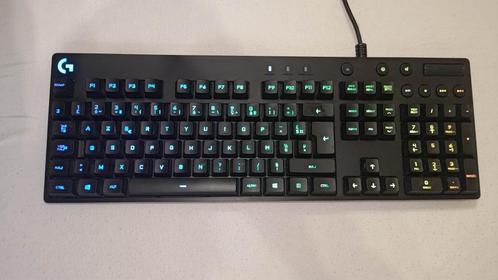 Mechanisch toetsenbord met bekabeling van Logitech, Computers en Software, Toetsenborden, Zo goed als nieuw, Azerty, Bedraad, Gaming toetsenbord