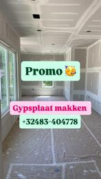 Gypsplaat makken, Ophalen, Zo goed als nieuw