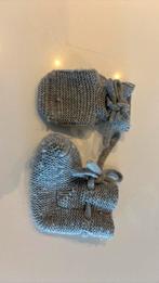 Hvid sloefjes grijs 3-6 maand, Kinderen en Baby's, Ophalen, Gebruikt