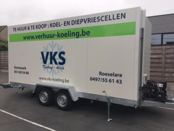 Verhuur/verkoop koelcel of vriescel beschikbaar voor biedingen