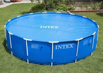 Intex Zwembad Afdekzeil Solar - 305 cm  10euro, Enlèvement, Utilisé, Couverture de piscine