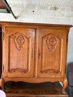 Houten kastje, Ophalen, Met deur(en), 100 tot 150 cm, Eikenhout