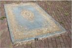 Oude Blauwkleurige Wollen Tapijt - 240x160, Antiek en Kunst, Antiek | Tapijten, Tafelkleden en Textiel, Ophalen of Verzenden