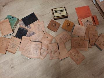 Lot met meer dan 20 schoolstempels menselijk lichaam beschikbaar voor biedingen