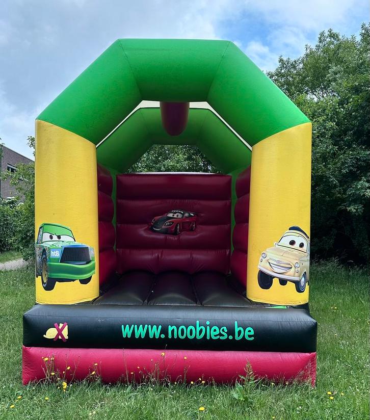 Springkasteel Cars, Kinderen en Baby's, Speelgoed | Buiten | Springkussens, Gebruikt, Ophalen