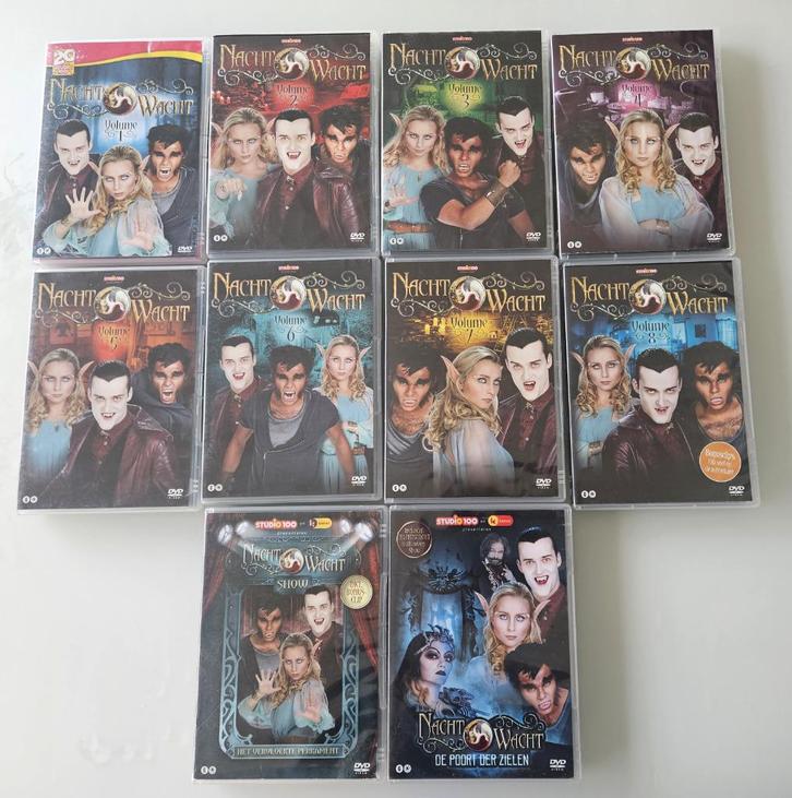 10 Studio 100 DVD's Nachtwacht en 1 CD, Cd's en Dvd's, Dvd's | Kinderen en Jeugd, Ophalen of Verzenden