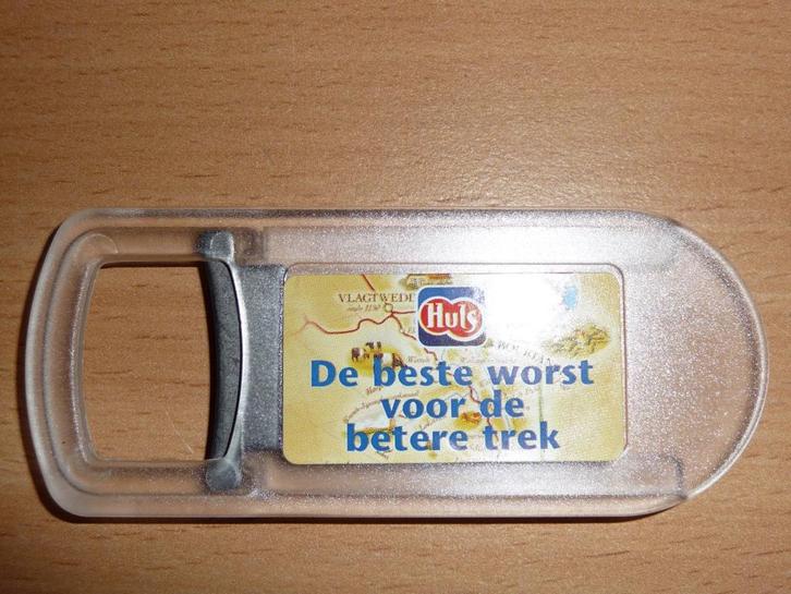 Huls flesopener kunststof ( nieuw ) Huls worst, Verzamelen, Biermerken, Nieuw, Flesopener, Ophalen of Verzenden