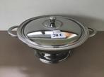 magnifique bol en INOX de 25 cm de diamètre avec couvercle, Maison & Meubles, Cuisine | Vaisselle, Comme neuf, Enlèvement ou Envoi