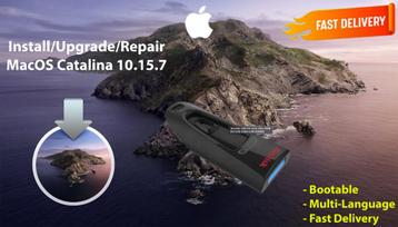 Installez macOS Catalina 10.15.7 via une Clé USB sans DVD, Informatique & Logiciels, Systèmes d'exploitation, Envoi, Neuf, MacOS