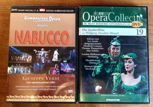 DVDM - Opéra - Nabucco - La Flûte enchantée, CD & DVD, DVD | Musique & Concerts, Comme neuf, Musique et Concerts, Enlèvement ou Envoi