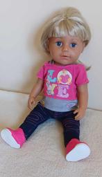 Babyborn grote zus blond haar, Ophalen of Verzenden, Gebruikt