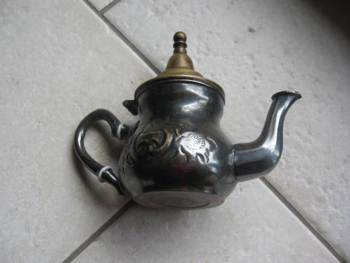Schitterende kleine Marokkaanse Moulayhass-theepot. Da-produ, Antiek en Kunst, Antiek | Brons en Koper, Brons, Ophalen of Verzenden