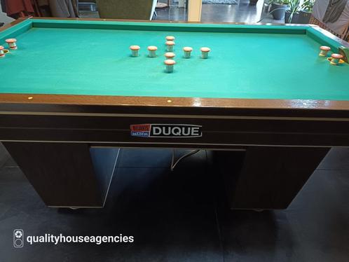 Billard à claquettes Duque « 20 », Sports & Fitness, Billards & Billards américains, Utilisé, Table de billard, Table de billard