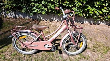 Oudroze blinkende fiets, Volare, 18 inch beschikbaar voor biedingen
