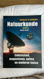 deel 2 Elektriciteit, magnetisme, optica en moderne fysica, Boeken, Schoolboeken, Ophalen of Verzenden, Natuurkunde, Douglas C. Giancoli