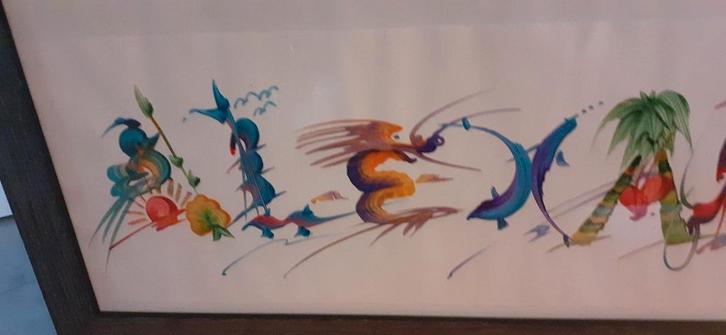 kader, Huis en Inrichting, Woonaccessoires | Lijsten, Zo goed als nieuw, Minder dan 50 cm, 75 tot 100 cm, Hout, Ophalen of Verzenden