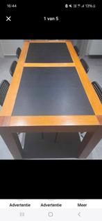 Massief houten Eettafel, Ophalen, Zo goed als nieuw