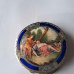 Zilver poederdoos, Antiek en Kunst, Ophalen of Verzenden, Zilver