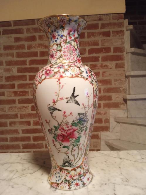 Zeldzame Handgeschilderd Chinese Porseleinen Vaas, Antiek en Kunst, Antiek | Vazen, Ophalen
