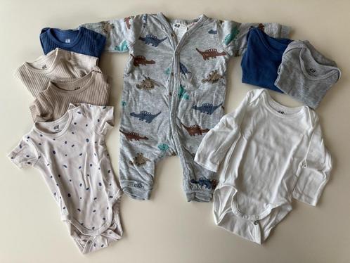 H&M set pyjama + body's (maat 62 + 68) (8 stuks), Kinderen en Baby's, Babykleding | Baby-kledingpakketten, Gebruikt, Maat 62, Ophalen of Verzenden