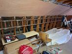 Antieke houten ladder, Ophalen