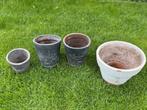 bloem- plantenpotten, Tuin en Terras, Bloempotten, Ophalen, Gebruikt, Tuin, Rond