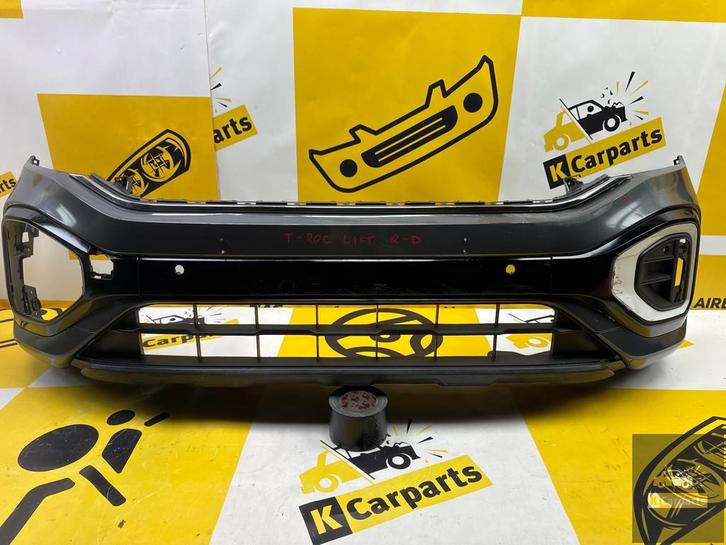 VW T-ROC R LINE FACELIFT VOORBUMPER 2GA807221AS, Auto-onderdelen, Carrosserie, Bumper, Volkswagen, Voor, Gebruikt