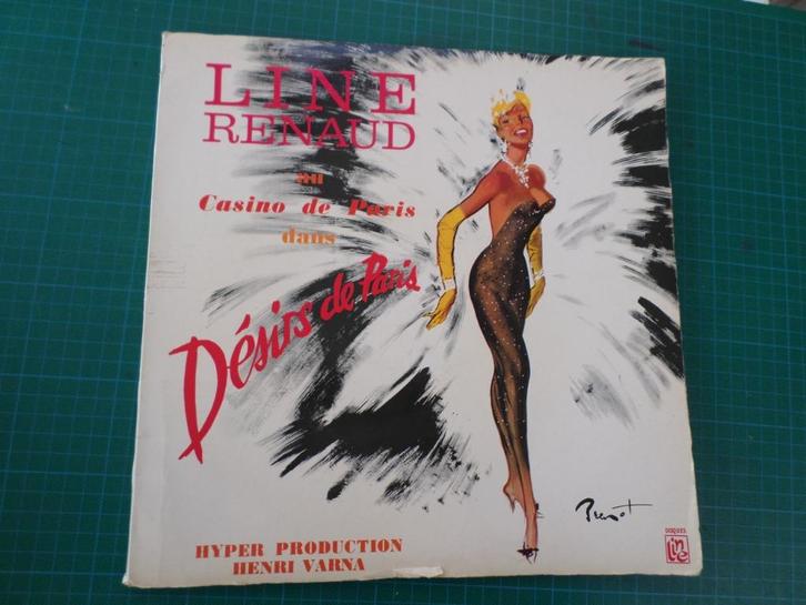 Line Renaud  - Album vinyl 33 T - Désirs de Paris - 1967, CD & DVD, Vinyles | Autres Vinyles, Utilisé, Autres formats, Enlèvement ou Envoi