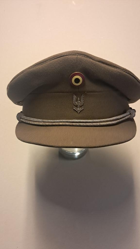 BELGIQUE - ABL - KEPI ADJUDANT PARA - 1955, Verzamelen, Militaria | Algemeen, Landmacht, Helm of Baret, Ophalen of Verzenden