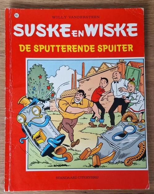 Suske en Wiske - De sputterende spuiter-165-1e(1977) Strip, Boeken, Stripverhalen, Gelezen, Eén stripboek, Ophalen of Verzenden